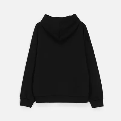 Худи унисекс оверсайз Esplanada, черное — фото 2