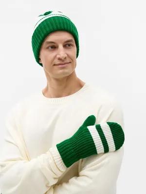 Шапка Winwear, темно-зеленая (глубокий зеленый) — фото 7