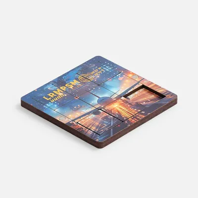 Головоломка-пятнашки с крышкой PuzzleBox на заказ — фото 6