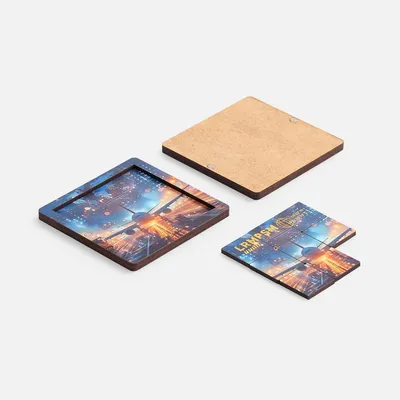 Головоломка-пятнашки с крышкой PuzzleBox на заказ — фото 7