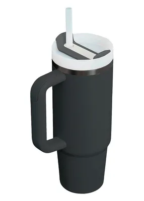 Термокружка Quencher H2.0 1180 с трубочкой, серая — фото 2