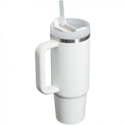 Термокружка Quencher H2.0 1180 с трубочкой, белая — фото 2