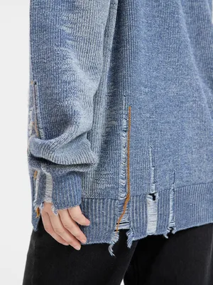 Джемпер Denim на заказ, полушерсть — фото 15