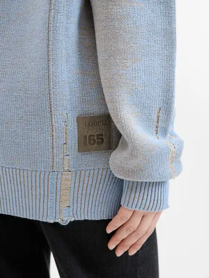 Джемпер Denim на заказ, полушерсть — фото 8