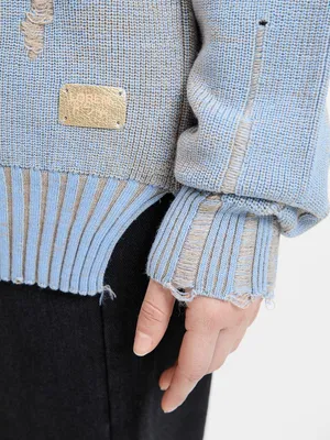 Джемпер Denim на заказ, полушерсть — фото 9