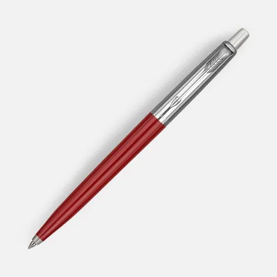 Ручка шариковая Parker Jotter Originals Red CT, красная — фото 2