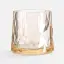 Стакан небьющийся Sate Crystal, вращающийся, прозрачный золотистый