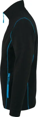 Куртка мужская Nova Men 200, черная с ярко-голубым — фото 3
