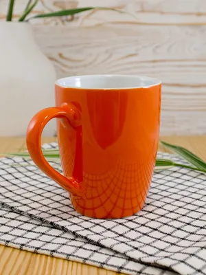Кружка Good Morning, оранжевая — фото 5