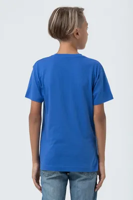 Футболка детская Regent Fit Kids, ярко-синяя (royal) — фото 5