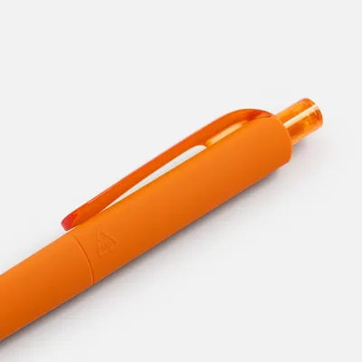 Ручка шариковая Prodir DS8 PRR-T Soft Touch, оранжевая — фото 4