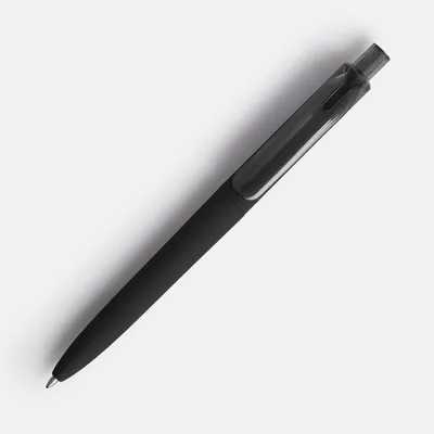 Ручка шариковая Prodir DS8 PRR-T Soft Touch, черная — фото 2