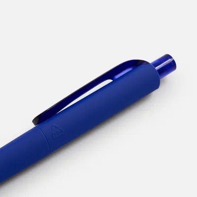 Ручка шариковая Prodir DS8 PRR-T Soft Touch, синяя — фото 4