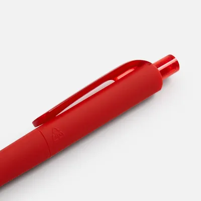 Ручка шариковая Prodir DS8 PRR-T Soft Touch, красная — фото 4