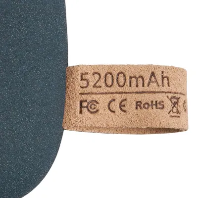 Внешний аккумулятор Pebble 5200, серо-синий — фото 3