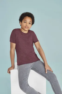 Футболка детская Regent Fit Kids, черная — фото 4