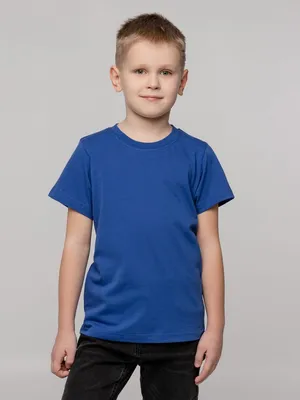 Футболка детская T-Bolka Kids, ярко-синяя — фото 5