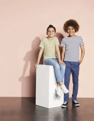 Футболка детская Miles Kids серый с желтым — фото 4