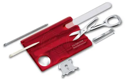 Набор инструментов SwissCard Nailcare, красный — фото 2