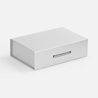 Коробка Case, серебристая — фото 3