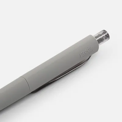 Ручка шариковая Prodir DS8 PRR-T Soft Touch, серая — фото 5