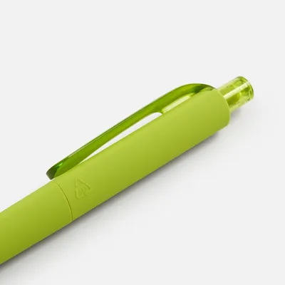 Ручка шариковая Prodir DS8 PRR-T Soft Touch, зеленая — фото 4