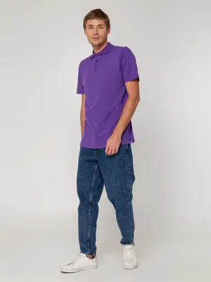 Рубашка поло мужская Virma Light, фиолетовая — фото 9