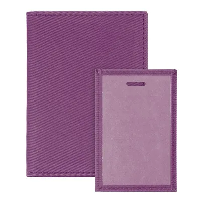 Обложка для автодокументов Twill, сиреневая — фото 3
