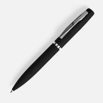 Ручка шариковая Bolt Soft Touch, черная