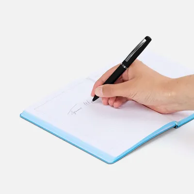 Ручка шариковая Bolt Soft Touch, черная — фото 4