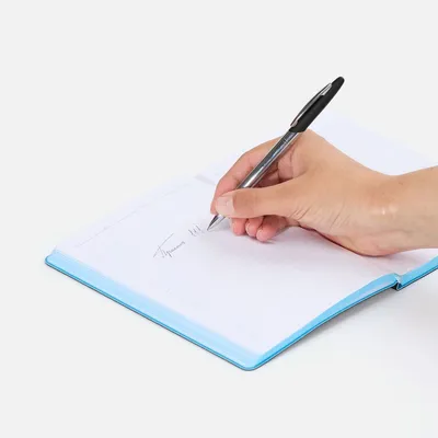 Ручка шариковая Dagger Soft Touch, черная — фото 4