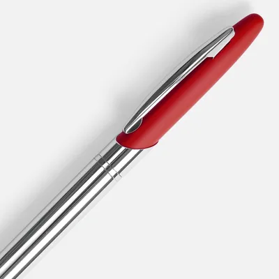 Ручка шариковая Dagger Soft Touch, красная — фото 3
