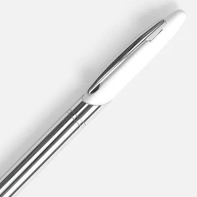 Ручка шариковая Dagger Soft Touch, белая — фото 3