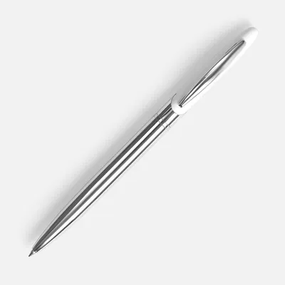 Ручка шариковая Dagger Soft Touch, белая — фото 2