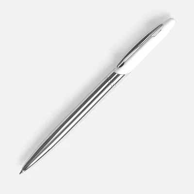 Ручка шариковая Dagger Soft Touch, белая — фото 1