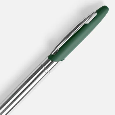 Ручка шариковая Dagger Soft Touch, зеленая — фото 3