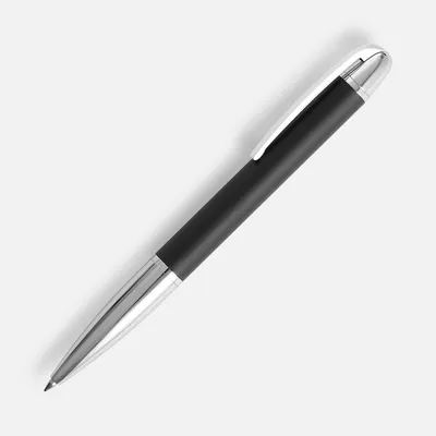 Ручка шариковая Arc Soft Touch, черная — фото 1