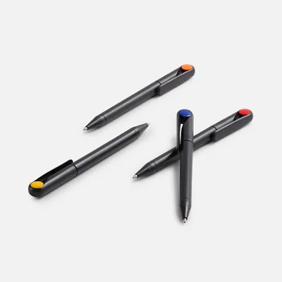 Ручка шариковая Prodir DS1 TMM Dot, черная с красным — фото 7