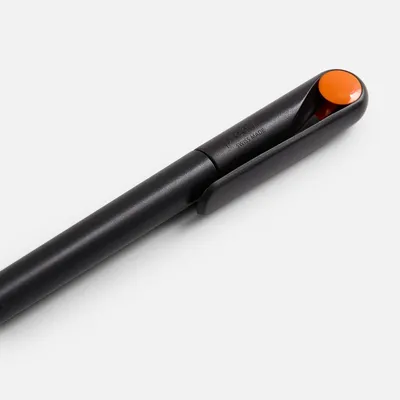 Ручка шариковая Prodir DS1 TMM Dot, черная с оранжевым — фото 5