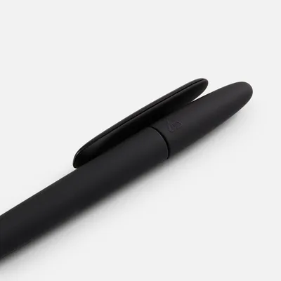 Ручка шариковая Prodir DS5 TRR-P Soft Touch, черная — фото 4